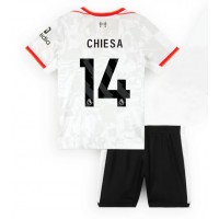 Echipament fotbal Liverpool Federico Chiesa #14 Tricou Treilea 2024-25 pentru copii maneca scurta (+ Pantaloni scurti)